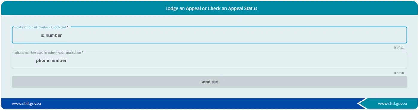 SASSA SRD Appeal Online