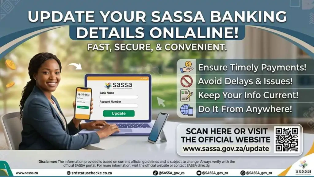 Updating SASSA Banking Details